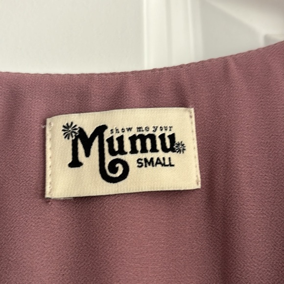 Show Me Your Mumu Jess Ruffle Midi Dress Chiffon Size Small - Picture 4 of 13